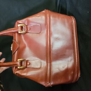 Elegant Brown Leather Men's Bag
